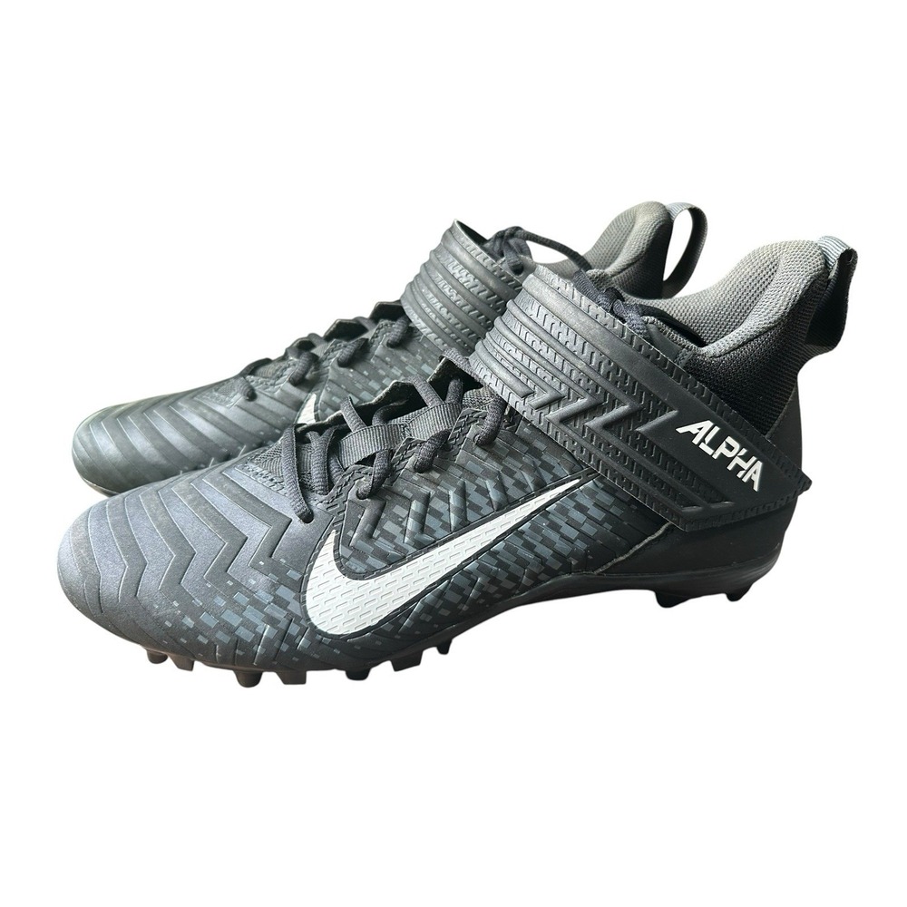 Nike Football Cleats Black US Size 11 AQ8154-001 Alpha Menace Varsity 2